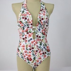 Jessica Simpson Garden Party One Piece Swimsuit